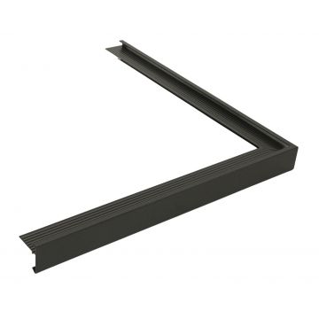 Taklist standard ytterhörn antracit 45 mm
