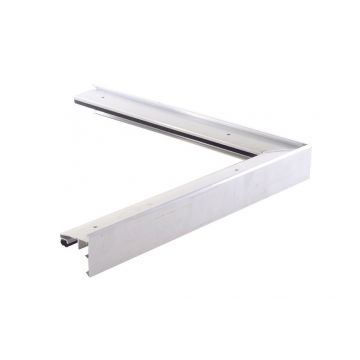 EPDM-taklist utvändigt hörn 60 mm inkl. anslutningar, skruvar och brickor
