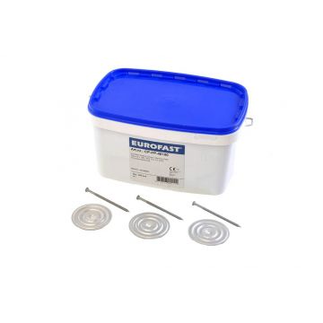 Kombinationspaket 5,0 x 40 mm för PIR-isolering 20 mm - 250 stycken