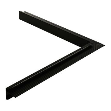 Taklist standard insida hörn svart 60 mm
