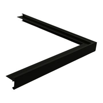 Taklist standard ytterhörn svart 60 mm
