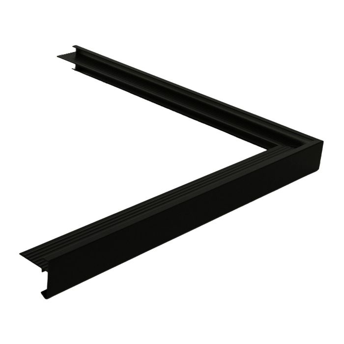 Taklist standard ytterhörn svart 45 mm
