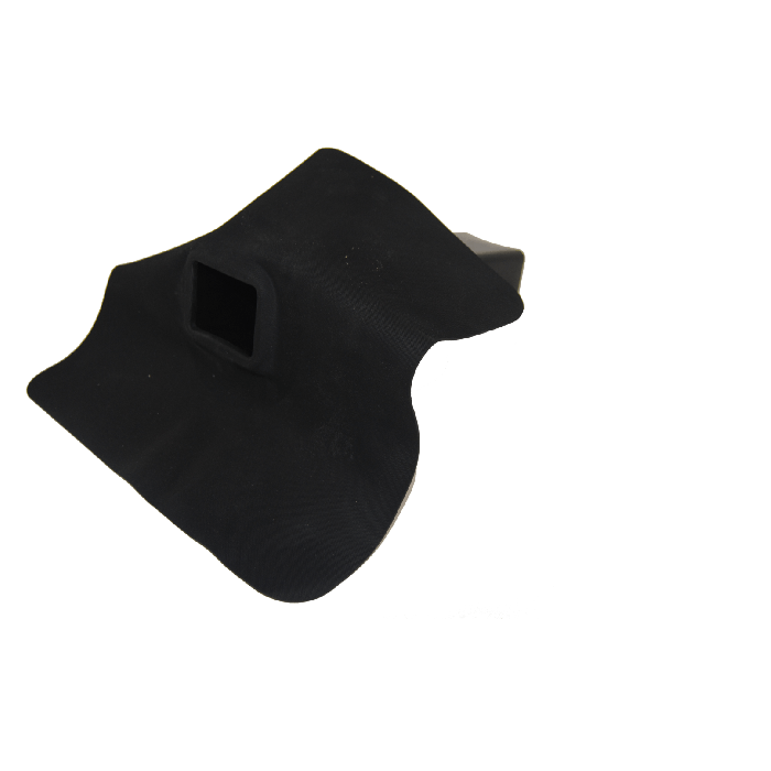 EPDM avvattningssystem 60mm x 100mm - 90-graders utlopp
